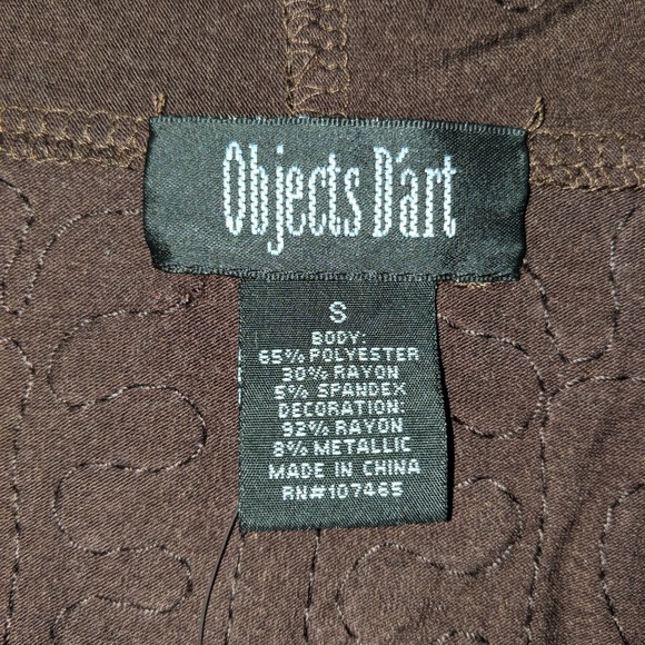 Objects D'art Embroidered Jacket - Picture 4 of 5